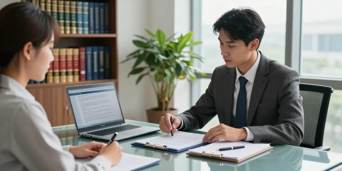 In a modern law office, a lawyer explains what is it worth when navigating legal matters, providing clients personalized consultation.