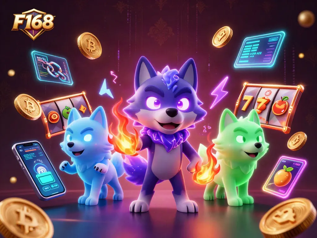 Experience thrilling gameplay at F168 with ghostly wolves and dynamic casino elements.