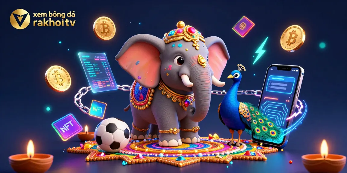 Engage in xem bóng đá rakhoitv with this vibrant 3D illustration showcasing dynamic sports betting elements.