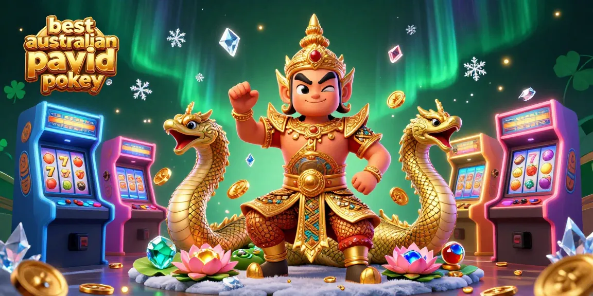 Spin to win at the best australian payid pokies showcase featuring vibrant game elements and dynamic characters.